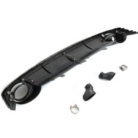 Diffuseur arriere AUDI A7 C7 sportback 10-14 - Look RS7 F1 - Noir Brillant