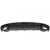 Diffuseur arriere AUDI A7 C7 sportback 10-14 - Look RS7 F1 - Noir Brillant