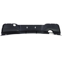 Diffuseur arriere BMW serie 1 F20 F21 phase 1 sortie simple noir brillant