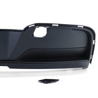 Diffuseur arriere BMW serie 1 F20 F21 phase 1 sortie simple noir mat