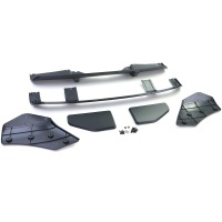 Diffuseur arriere BMW X5 F15 13-18 look M-P noir mat