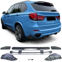 Diffuseur arriere BMW X5 F15 13-18 look M-P noir mat