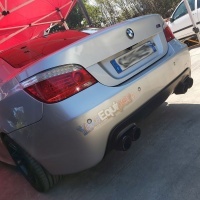 Diffuseur arriere BMW serie 5 E60 E61 double sortie double - mat