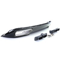 Diffuseur arriere AUDI A6 C7 4G 10-14 - Look S6 - Noir