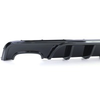 Diffuseur arriere BMW serie 1 E82 E88 simple sortie double