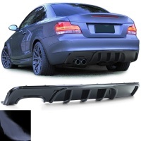 Diffuseur arriere BMW serie 1 E82 E88 simple sortie double
