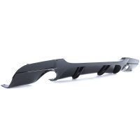 Diffuseur arriere BMW serie 3 E90 double sortie simple noir brillant  M-P