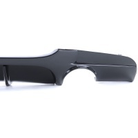 Diffuseur arriere BMW serie 3 E90 double sortie simple noir brillant  M-P