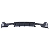 Diffuseur arriere BMW serie 4 F32 F36 double sortie double look carbone