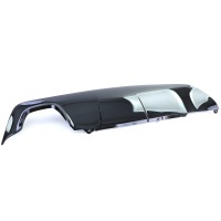 Diffuseur arriere BMW serie 5 E60 E61 double sortie gauche - brillant