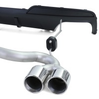 Kit Diffuseur Echappement BMW serie 5 F10 F11 duplex - Mat