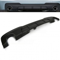 Diffuseur arriere BMW serie 5 F10 F11 double sortie simple look Mperf