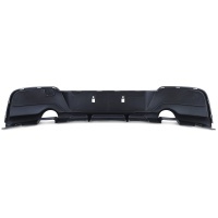 Diffuseur arriere BMW serie 1 F20 F21 phase 1 double sortie simple mat