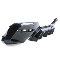 Diffuseur arriere BMW serie 1 F20 F21 LCI 15-20 double sortie