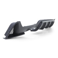 Diffuseur arriere BMW serie 4 F32 F33 F36 simple sortie double - noir mat