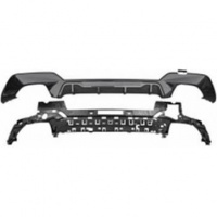 Diffuseur arriere BMW serie 3 G20 double sortie double 19-22 - look carbone