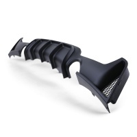 Diffuseur arriere BMW serie 4 F32 F33 F36 double sortie simple - noir mat