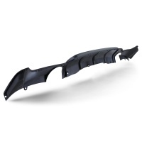 Diffuseur arriere BMW serie 4 F32 F33 F36 double sortie simple - noir mat