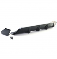 Diffuseur arriere BMW X6 F16 14-19 look M-P noir brillant