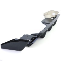 Diffuseur arriere BMW X6 F16 14-19 look M-P noir brillant