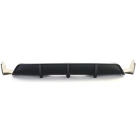Diffuseur arriere BMW X6 F16 14-19 look M-P noir brillant