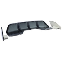 Diffuseur arriere BMW X6 F16 14-19 look M-P noir brillant