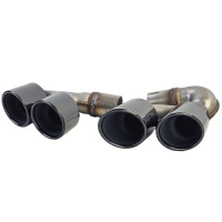 Embouts - Pots Echappements inox noir BMW X5 G05 X6 G06 - look m