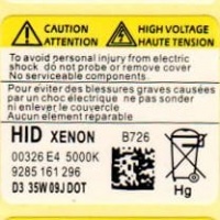 2 Ampoules Xenon D3S - 5000K 35W