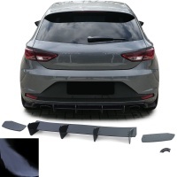 Extension diffuseur Seat Leon Cupra 3 5F - Noir brillant