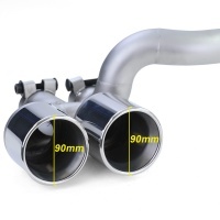 Kit Diffuseur Echappement BMW serie 5 F10 F11 duplex - Brillant