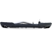 Kit Diffuseur Echappement BMW serie 5 F10 F11 duplex look V8 - Mat