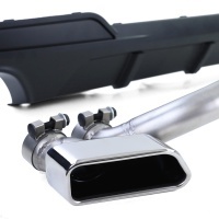 Kit Diffuseur Echappement BMW serie 5 F10 F11 duplex look V8 - Mat