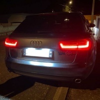 2 Feux arriere AUDI A6 C7 - Led Rouge Fumé