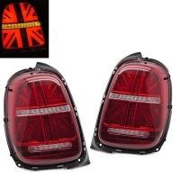 2 Feux arriere fullLED dynamiques Mini Cooper F55 F56 F57 13-17 - Rouge