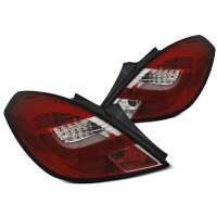 2 Feux arriere Opel Corsa D 3P 06-14 - Rouge