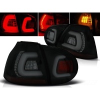 2 Feux arriere VW Golf 5 03-08 LED LTI look GTI - Noir fume