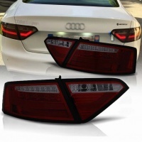 2 Feux LED Audi A5 8T 07-11 - Fumé Rouge