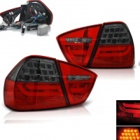 2 Feux arriere BMW Serie 3 E90 05-08 - LTI - Rouge Fumé