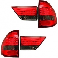 2 Feux BMW LED X3 E83 - 04-06 - Rouge teinte