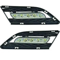 2 Feux de jour LED DRL Ready - BMW E90 E91 09-12 - Blanc