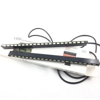2 Feux de jour LED Slim 19cm - blanc xenon