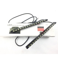 2 Feux de jour LED Slim 16cm - blanc xenon
