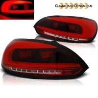 2 Feux arriere VW Scirocco 08-14 LED LTI - Rouge - Dynamique