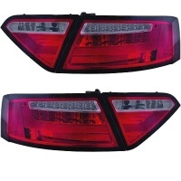 2 Feux LED Audi A5 8T 07-11 - Fumé Rouge