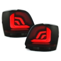 2 Feux arriere carDNA VW Polo 6R 09-17 - fullLED dynamiques - Noir teinté