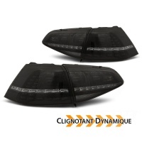 2 Feux arriere dynamiques VW Golf 7 - LED look R - Teinte