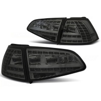 2 Feux arriere VW Golf 7 look GTI - LED - Chrome fume