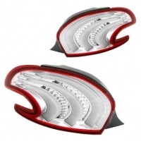 2 Feux LED Peugeot 208 12-15 - Rouge