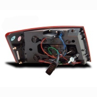 2 Feux arriere AUDI A6 (C6 4F) LTI 04-08 Rouge / Fume 6pin