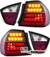 2 Feux arriere BMW Serie 3 E90 05-08 - LTI - Clair/Fumé